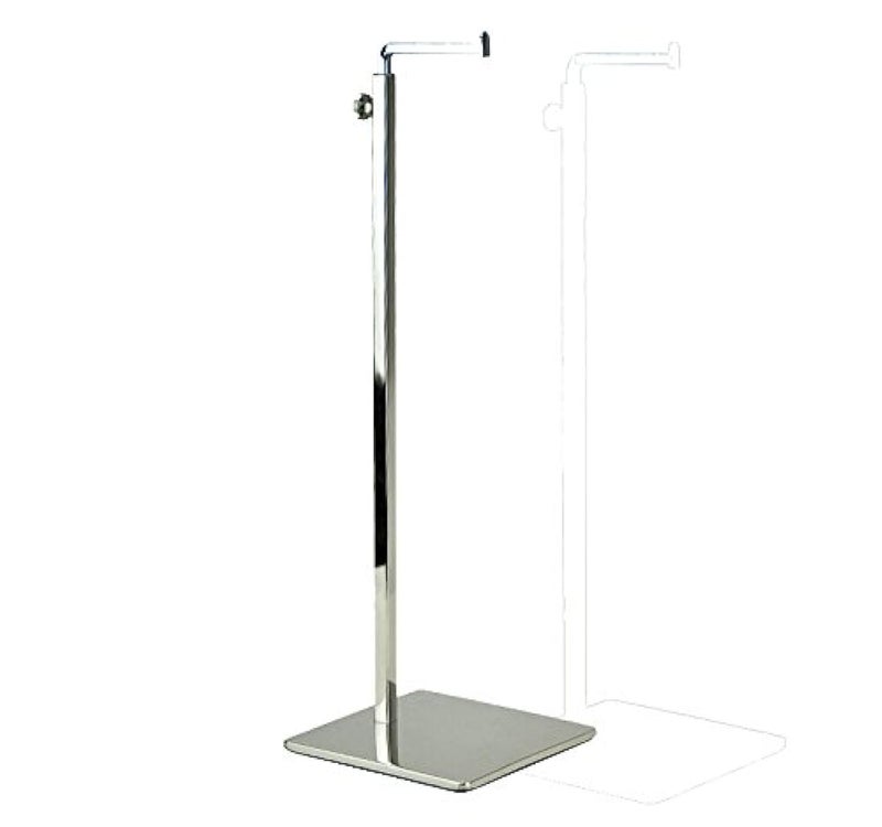 RY DISPLAY 1 Pack Single Hook Adjustable Purse Display Stand Metal Adjustable Handbag Bag Display Rack Holder